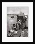 Washerwomen on the banks of the Tigris, Baghdad, Iraq by A Kerim