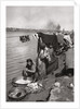 Washerwomen on the banks of the Tigris, Baghdad, Iraq by A Kerim