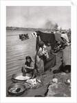 Washerwomen on the banks of the Tigris, Baghdad, Iraq by A Kerim