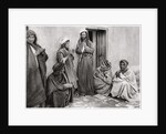 A mullah teaching a prayer to a young man, Iraq by A Kerim