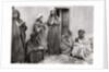 A mullah teaching a prayer to a young man, Iraq by A Kerim