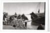 Unloading cargo from a boat, Muhaila, Baghdad, Iraq by A Kerim