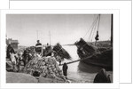 Unloading cargo from a boat, Muhaila, Baghdad, Iraq by A Kerim