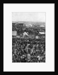 Crowds on Derby Day, Epsom Downs, Surrey by Horace Walter Nicholls