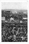 Crowds on Derby Day, Epsom Downs, Surrey by Horace Walter Nicholls