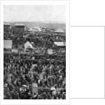 Crowds on Derby Day, Epsom Downs, Surrey by Horace Walter Nicholls