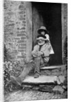 A child with her grandfather, England by AW Cutler