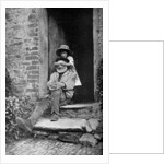 A child with her grandfather, England by AW Cutler