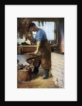 Blacksmith at work, England by Sidney H Nicholls