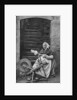 A woman at a spinning wheel, Dinan, Brittany, France by Anonymous