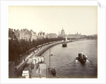Victoria Embankment, showing Temple Gardens and St Paul's Cathedral, London by Anonymous