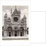 Facade of Siena Cathedral, Italy by Anonymous