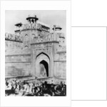 Gateway to the Red Fort, Delhi, India by Anonymous