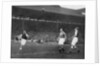Acrobatics in a Arsenal v Chelsea match at Stamford Bridge, London by Sport & General