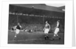 Acrobatics in a Arsenal v Chelsea match at Stamford Bridge, London by Sport & General