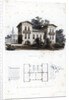 Design for a country house in Moabit, near Berlin, Germany by Anst von W Loeillot