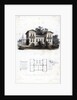 Design for a country house in Moabit, near Berlin, Germany by Anst von W Loeillot