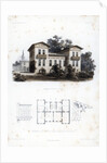 Design for a country house in Moabit, near Berlin, Germany by Anst von W Loeillot