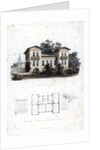 Design for a country house in Moabit, near Berlin, Germany by Anst von W Loeillot