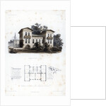 Design for a country house in Moabit, near Berlin, Germany by Anst von W Loeillot