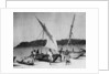 Fishing boats, Trincomalee, Ceylon by Anonymous