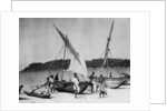 Fishing boats, Trincomalee, Ceylon by Anonymous