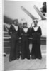 'Ted and pals', three Royal Navy sailors on board a warship by Anonymous