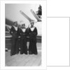'Ted and pals', three Royal Navy sailors on board a warship by Anonymous