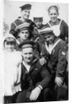 Sailors from six different countries during the Coronation review, Southsea, Hampshire by Anonymous