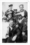 Sailors from six different countries during the Coronation review, Southsea, Hampshire by Anonymous