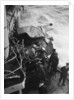 Damaged anti-aircraft gun on the British battleship HMS Malaya, off the coast of Portugal by Anonymous