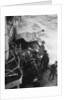 Damaged anti-aircraft gun on the British battleship HMS Malaya, off the coast of Portugal by Anonymous