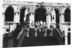 British sailors visiting the Doge's Palace, Venice, Italy by Anonymous