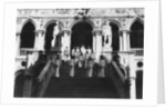 British sailors visiting the Doge's Palace, Venice, Italy by Anonymous