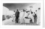 American actor and film director Douglas Fairbanks, Sr on board HMS Malaya, Venice by Anonymous