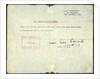 Receipt for a ex-Japanese sword, HMS Venerable, Singapore by Anonymous