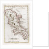 Map of the Caribbean island of Martinique by Anonymous