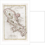 Map of the Caribbean island of Martinique by Anonymous