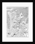 Map of central Sydney, New South Wales, Australia by Anonymous