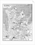 Map of central Sydney, New South Wales, Australia by Anonymous