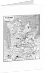 Map of central Sydney, New South Wales, Australia by Anonymous