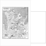 Map of central Sydney, New South Wales, Australia by Anonymous