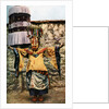 Lama dance, Tibet by Edmund Candler