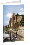The women of Josselin doing their laundry, Brittany, France by Anonymous