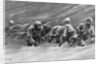The trek during the snowstorm by Stanley L Wood