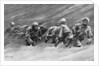 The trek during the snowstorm by Stanley L Wood