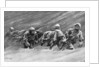 The trek during the snowstorm by Stanley L Wood