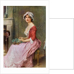 The Seamstress by Charles Amable Lenoir