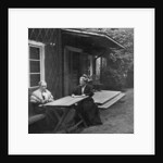 Swedish author Selma Lagerlöf and her mother, Louise by Anonymous