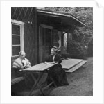 Swedish author Selma Lagerlöf and her mother, Louise by Anonymous